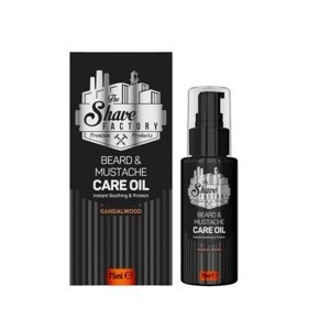 The Shave Factory Beard and Mustache Care Oil SandalWood - olej na bradu a vousy s vůní santalového dřívka 75 ml (větší balení)