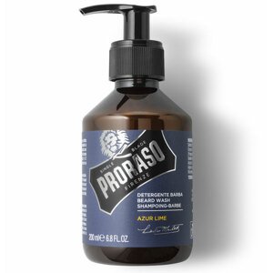 Proraso Beard Wash Azur Lime - šampon na bradu s vůní limetek a pomerančů, 200 ml