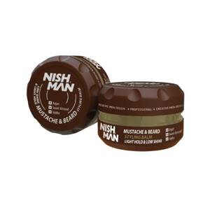 Nishman Beard and Moustache Styling Balm - stylingový vosk na bradu a vousy, 100 ml