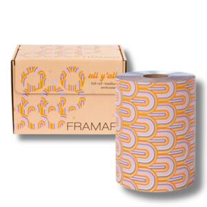 Framar R-EMB Embossed Medium - alobal s texturou, 100,58 metrů R-EMB-MAY24 All Y'All - oranžový