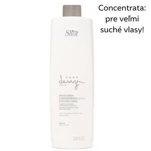 Shot Design Care Maschera CONCENTRATA Color Care - maska ​​pro barevné a velmi suché vlasy, (CONCETRATA = INTENZÍV) 1000 ml