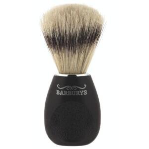 Barburys Shaving Brush Natural Hog Bristles (00002310) - děvka na holení (kančí štětiny), černá rukojeť