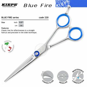 Kiepe FOUR STARS Blue Fire series 220 - profesionální kadeřnické nůžky 220.55 - 5,5 "