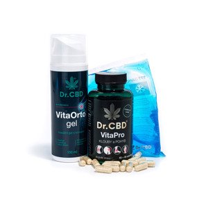 Dr.CBD Dárková sada VitaPro klouby & OrtoGel 150ml