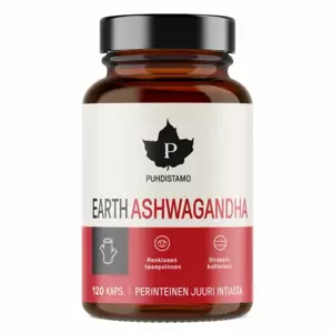 Puhdistamo Earth Ashwagandha BIO 120 cps