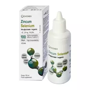 Ovonex Minerální kapky do vody Zincum Selenium 100 ml