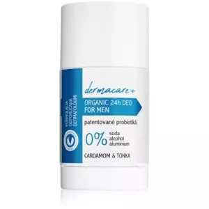 Dermacare 24h MEN organický dezodorant s prebiotiky a probiotiky - Kardamon a Tonka 75g